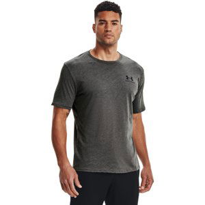 UNDER ARMOUR-SPORTSTYLE LEFT CHEST SS-GRY Šedá XXL