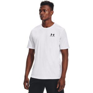 UNDER ARMOUR-SPORTSTYLE LEFT CHEST SS-WHT Biela XXL