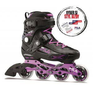 FILA SKATES-MADAME HOUDINI BLACK/VIOLET Čierna 37 2020