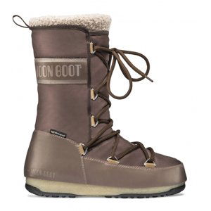 MOON BOOT-Monaco Wool mud Hnedá 38