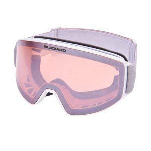 BLIZZARD-Ski Gog. 931 DAZO, white shiny, rosa2, silver mirror Biela UNI