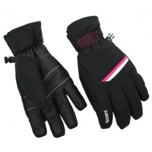 BLIZZARD-Viva Plose ski gloves, black/white/pink 20 Čierna 8