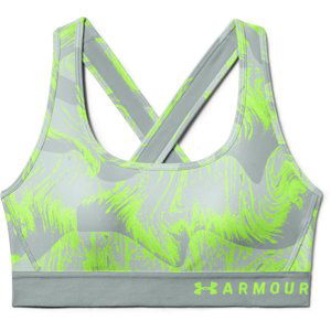 UNDER ARMOUR-Armour Mid Crossback Printed Bra -GRN Zelená M