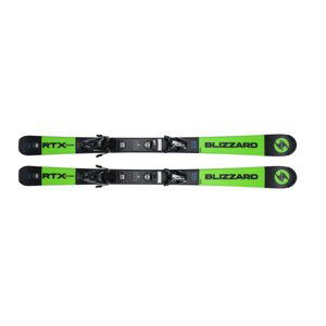 BLIZZARD-RTX POWER black/neon/yellow flat + SLR 10, brake 78 Čierna 146 cm 19/20