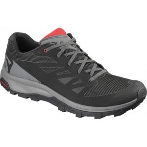 SALOMON-OUTline black/quiet shad/high risk Šedá 42 2/3