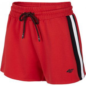 4F-WOMENS SHORTS-H4L20-SKDD002-62S Červená S