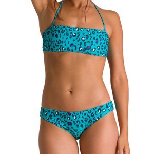 ARENA-W ALLOVER BANDEAU ADJ BACK TWO PIECES Green Zelená XS
