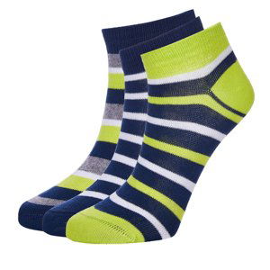 AUTHORITY-ANKLE SOCKS 3PCK stripe fun SS20 Mix 35/38