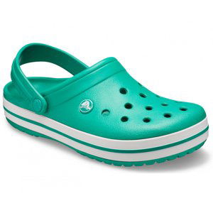 CROCS-Crocband deep green/white Zelená 38/39