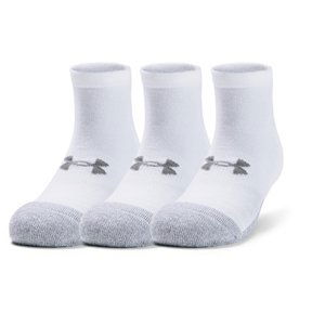 UNDER ARMOUR-UA Heatgear Locut -WHT-3PK Biela 36/41