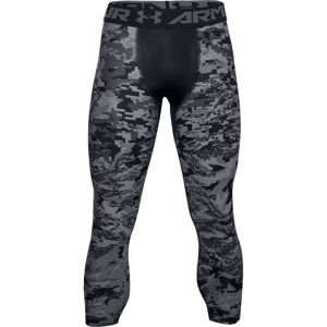 UNDER ARMOUR-UA HG 3/4 Print Leggings-BLK Čierna M