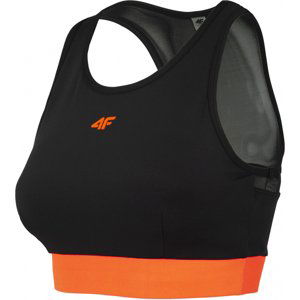 4F-SPORTS BRA-H4Z20-STAD011-70S-ORANGE Čierna M