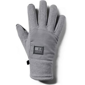 UNDER ARMOUR-Mens CGI Fleece Glove-GRY Šedá M