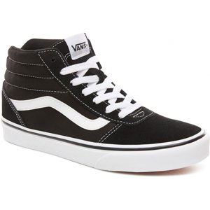 VANS-WM Ward HI-(Suede Canvas) black/white Čierna 40