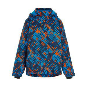 COLOR KIDS-Ski jacket AOP, AF 10.000-Hawaiian Surf Modrá 140