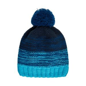 COLOR KIDS-Thin striped hat -Cyan Blue Modrá 52cm