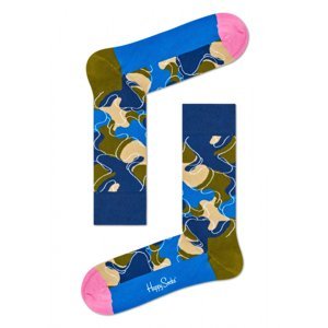 HAPPY SOCKS-Raw Sock WIZ01-7000 Modrá 36/41