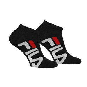 FILA-F9199 SOCKS 2-PACK-200 BLACK Čierna 43/46