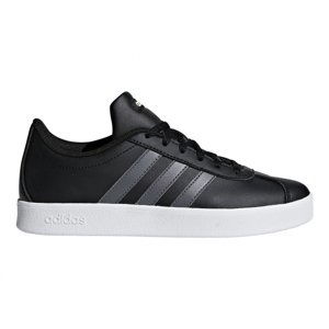 ADIDAS-VL Court 2.0 core black/grey five/hi-res yellow Čierna 36