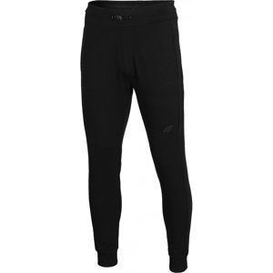 4F-MENS TROUSERS-H4L21-SPMD011-20S-DEEP BLACK Čierna XXL