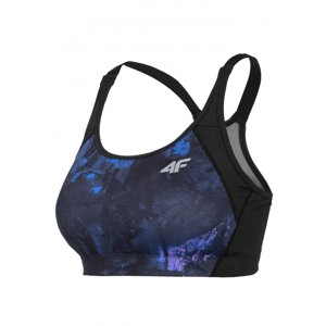 4F-SPORTS BRA-H4L21-STAD011-92A-MULTICOLOUR 2 ALLOVER Čierna XL