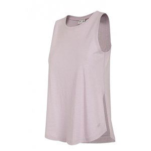 4F-WOMENS T-SHIRT-H4L21-TSD035-52S-LIGHT VIOLET Ružová S