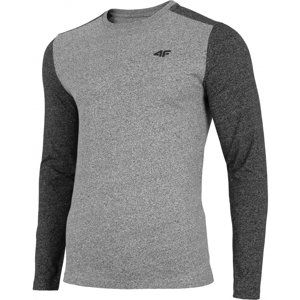 4F-MENS LONGSLEEVE-H4L21-TSML010-25P-GREY SALT & PEPPER Šedá M