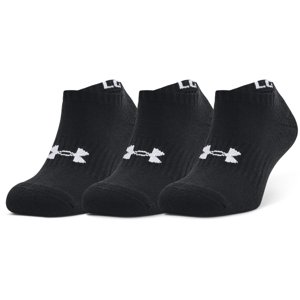 UNDER ARMOUR-UA Core No Show 3Pk-BLK Čierna 36/41