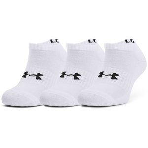 UNDER ARMOUR-UA Core No Show 3Pk-WHT Biela 36/41