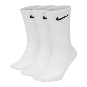 NIKE-U NK EVERYDAY LTWT CREW 3PR-White Biela 42/46