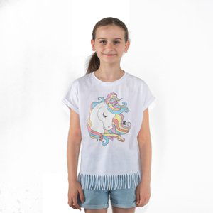 AUTHORITY KIDS-T-UNICORN_white Biela 140/146