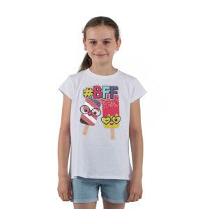 AUTHORITY KIDS-T-BFF_white Biela 104/110