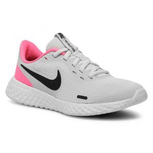 NIKE-Revolution 5 photon dust/hyper pink/white/black Šedá 34