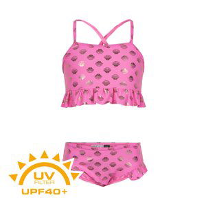 COLOR KIDS-Bikini w. frills UPF 40+ Sugar Pink Ružová 116