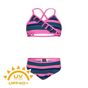 COLOR KIDS-Bikini AOP UPF 40+ Sugar Pink Ružová 128