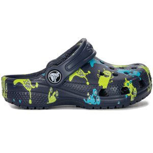 CROCS-Classic Monster Print Clog T navy Modrá 25/26