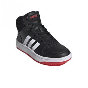 ADIDAS-Hoops 2.0 Mid core black/cloud white/vivid red Čierna 36