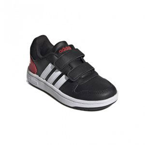 ADIDAS-Hoops 2.0 core black/cloud white/vivid red Čierna 34