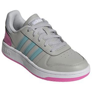 ADIDAS-Hoops 2.0 core grey two/mint ton/screaming pink Šedá 35