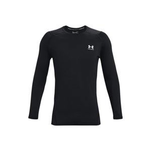 UNDER ARMOUR-UA HG Armour Fitted LS-BLK Čierna L