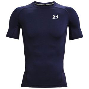 UNDER ARMOUR-UA HG Armour Comp SS-NVY Modrá XXL