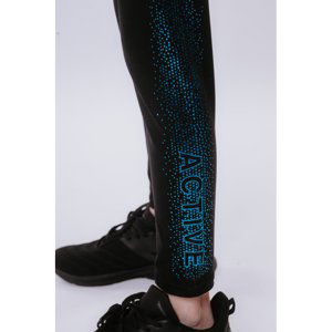 4F-GIRLS LEGGINGS JLEG006-20S-DEEP BLACK Čierna 134