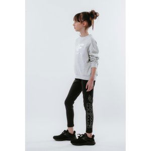 4F-GIRLS LEGGINGS JLEG004A-20S-DEEP BLACK Čierna 164