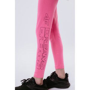 4F-GIRLS LEGGINGS JLEG004-54S-PINK Ružová 152