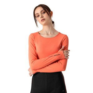 4F-WOMENS LONGSLEEVES H4Z21-TSDL013-70N-ORANGE NEON Oranžová XS