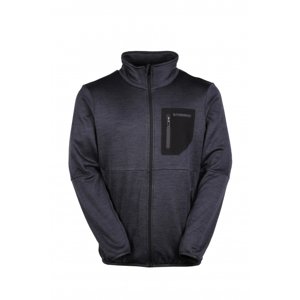 FUNDANGO-JEFFERSON Fleece Jacket-891-black heather Čierna S