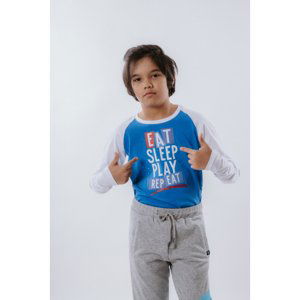 AUTHORITY KIDS-T-EAT-blue Modrá 128/134