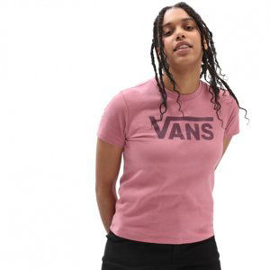 VANS-WM FLYING V CREW TEE MESA ROSA Ružová XS