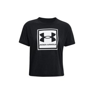 UNDER ARMOUR-Live Glow Graphic Tee-BLK Čierna S