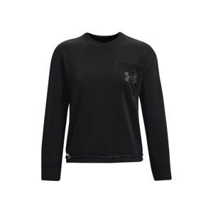 UNDER ARMOUR-Rival Fleece Mesh Crew-BLK Čierna L